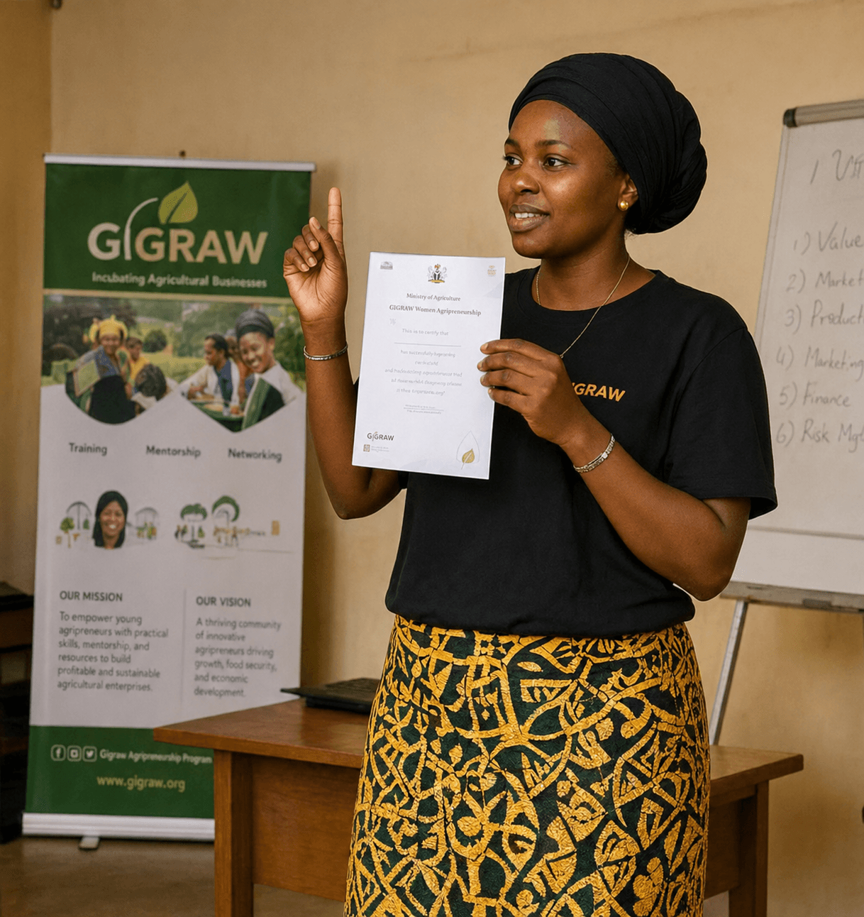 Tefa presenter leading a capacity-building session